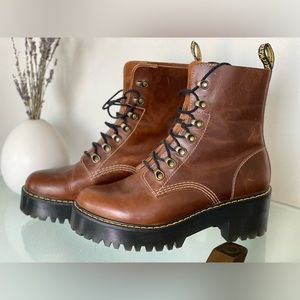 Dr.Martens Leona heeled boots.